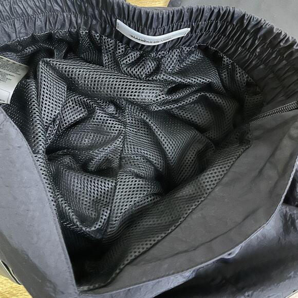 Maniere De Voir Cargo Pants Womens US 4 Black Faux Leather Flare V Waist 33" - Picture 11 of 11